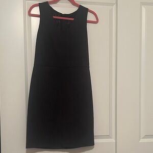 Banana Republic Elegant Black Sleeveless Mini Dress